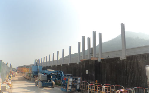 Location plan of noise mitigation works