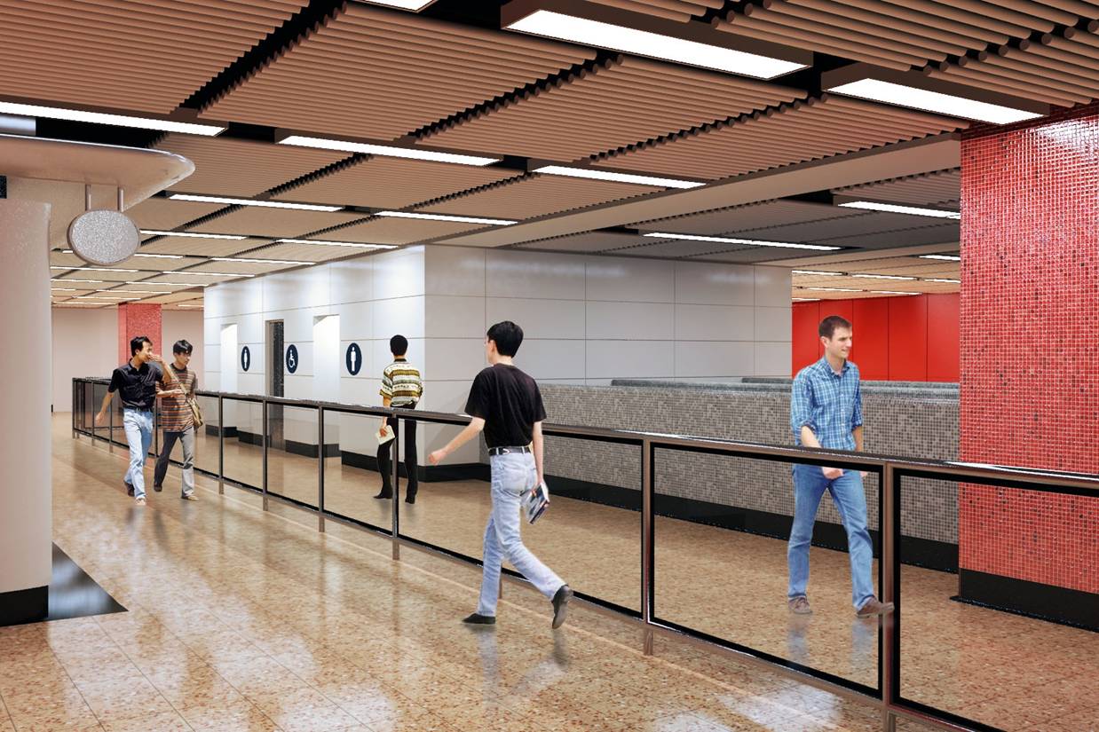 Photomontage of Additional Public Toilet of Mong Kok station