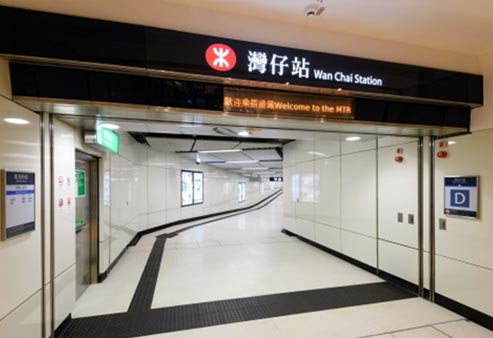 Wan Chai Station Lee Tung Street Subway  