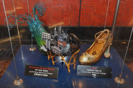 Green in concrete jungle and Time are the wining pieces of the Create Your Own
Shoes Competition.