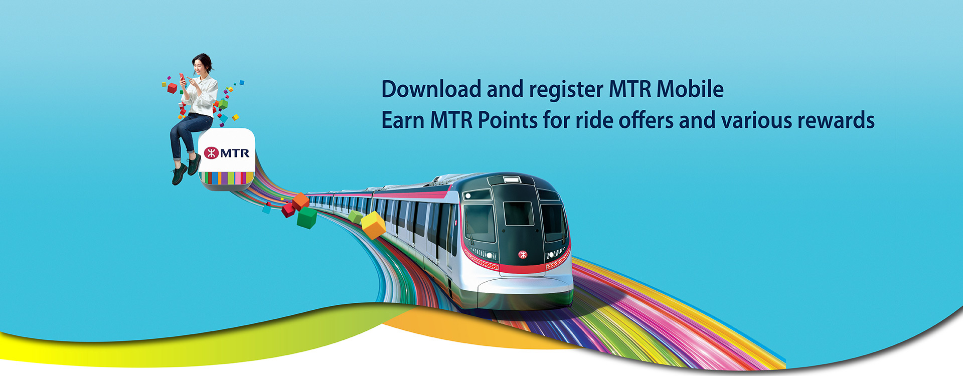 Download and register MTR Mobile Earn MTR Points for ride offers and various rewards